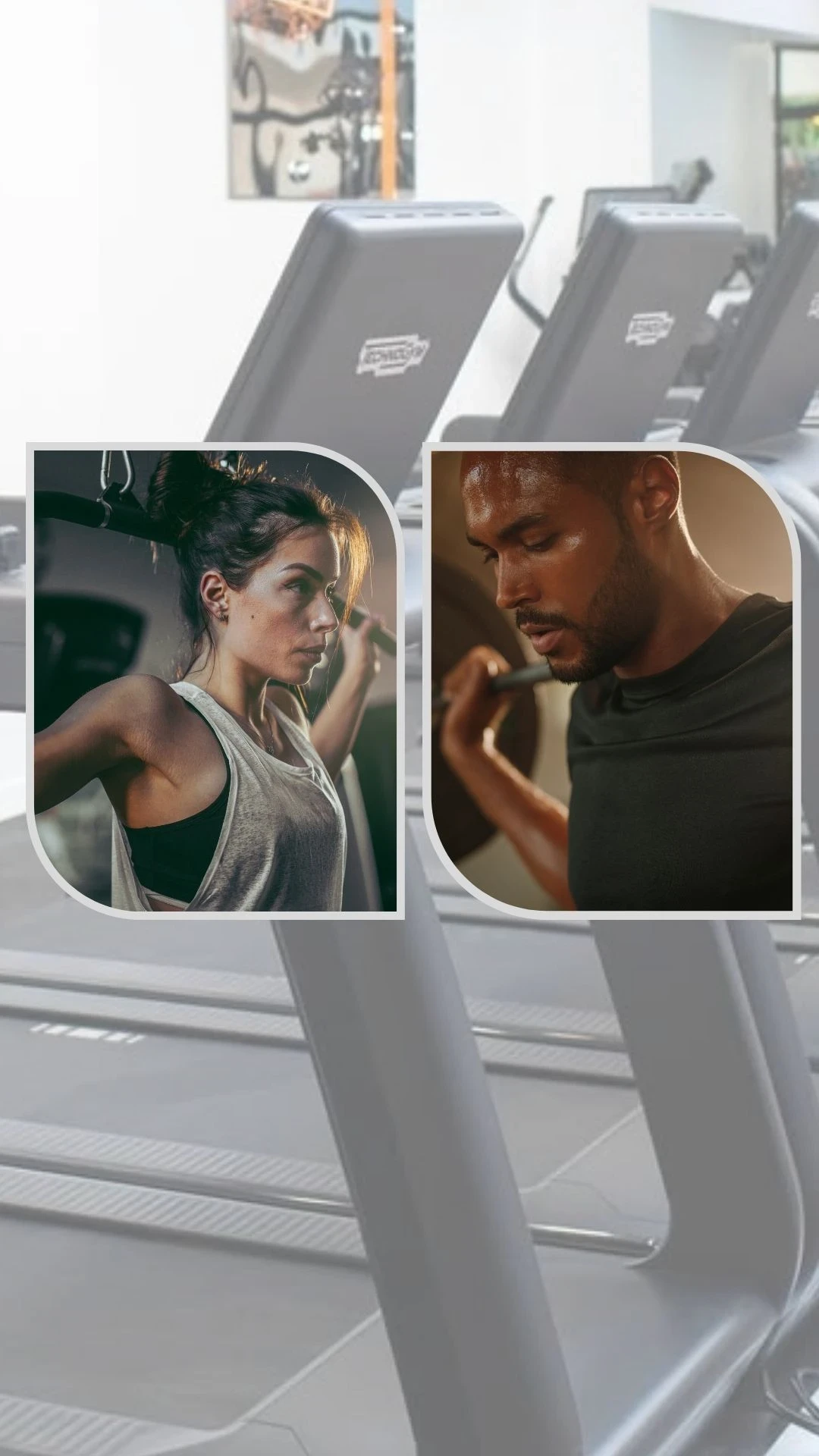 Femme faisant du sport avec des cordes ondulatoires