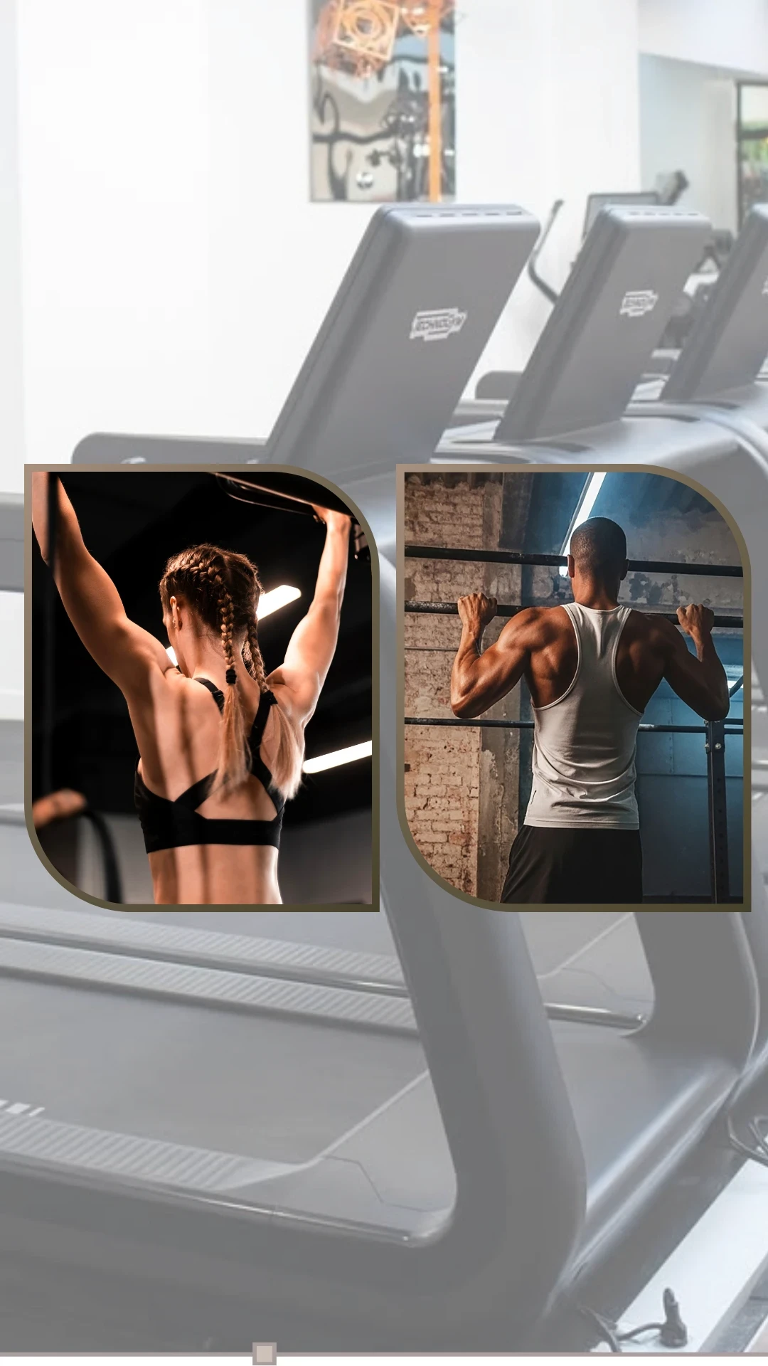 Femme faisant du sport avec des cordes ondulatoires